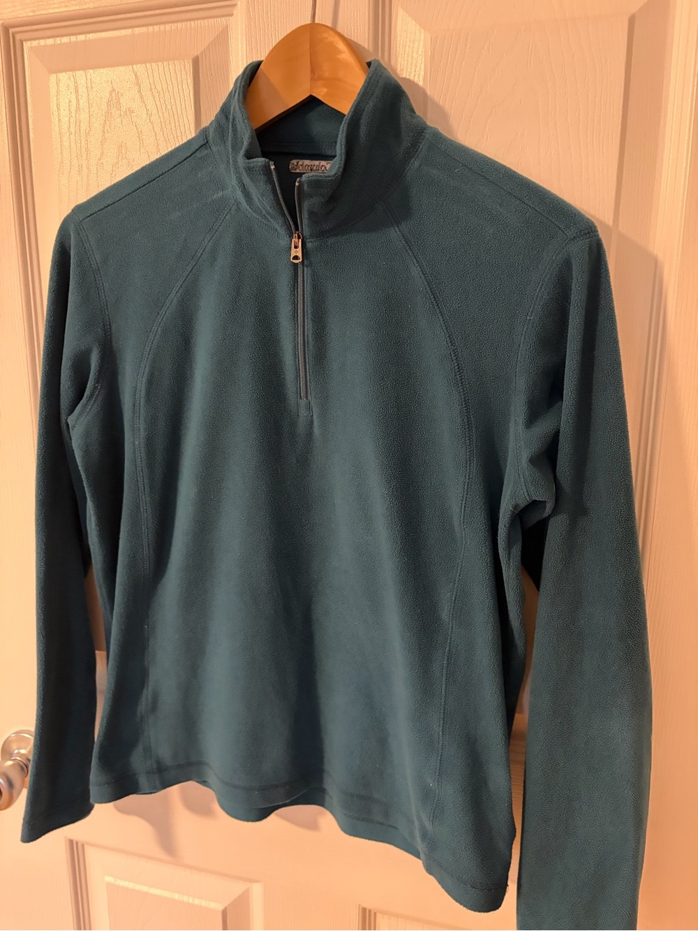 Columbia Women's Teal Half-Zip Fleece Pullover Granola Gorp